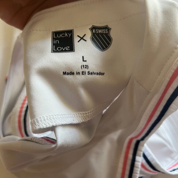 K-Swiss womens Fall endgame tank, Lucky in Love, Size Large - Picture 3 of 8